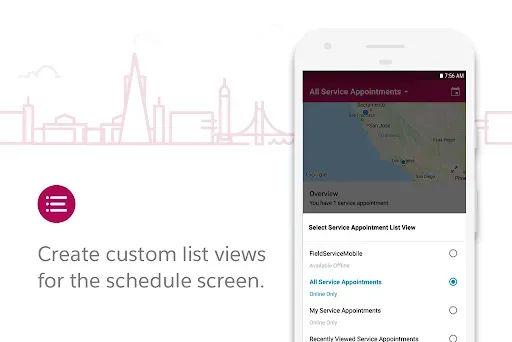 Скриншот 3 — Salesforce Field Service
