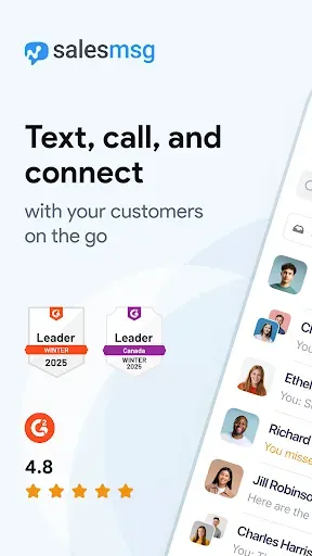 Скриншот 1 — Business Texting with Salesmsg