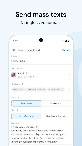 Скриншот 6 — Business Texting with Salesmsg
