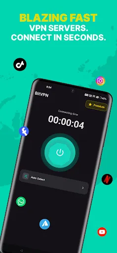 Скриншот 2 — BIT VPN - Fast & Secure Proxy