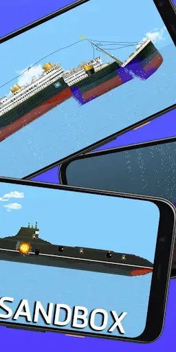 Скриншот 3 — floating sandbox sinking Game
