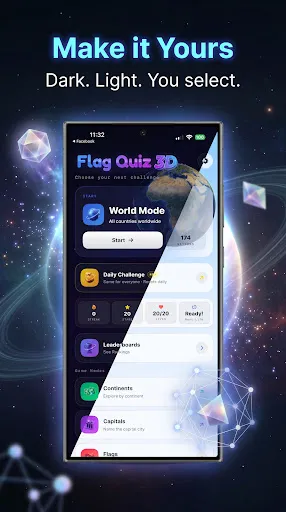 Скриншот 2 — Flag Quiz 3D