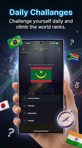 Скриншот 5 — Flag Quiz 3D