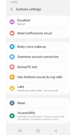 Скриншот 2 — Galaxy Buds2 Manager