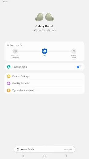 Скриншот 5 — Galaxy Buds2 Manager
