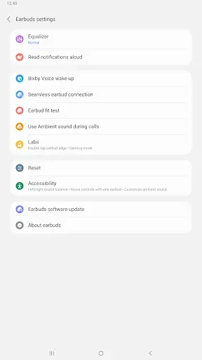 Скриншот 6 — Galaxy Buds2 Manager