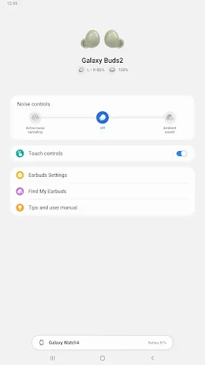 Скриншот 8 — Galaxy Buds2 Manager