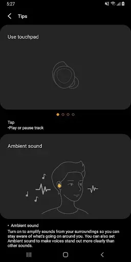 Скриншот 2 — Galaxy Buds Manager