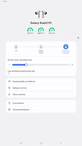 Скриншот 5 — Galaxy Buds3 FE Manager