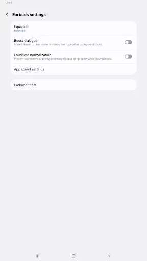 Скриншот 6 — Galaxy Buds3 FE Manager