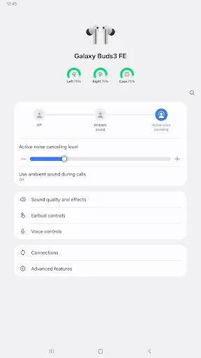Скриншот 7 — Galaxy Buds3 FE Manager