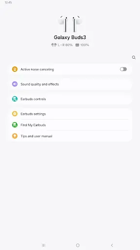 Скриншот 3 — Galaxy Buds3 Manager
