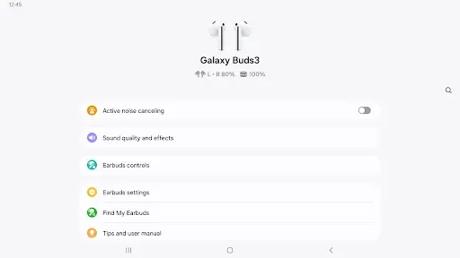 Скриншот 4 — Galaxy Buds3 Manager