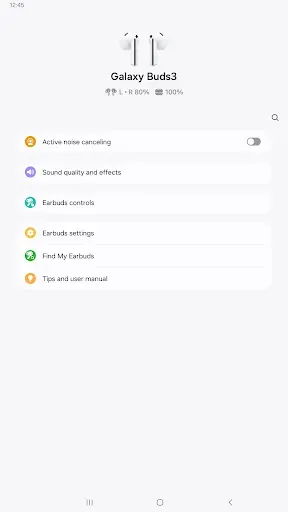 Скриншот 5 — Galaxy Buds3 Manager