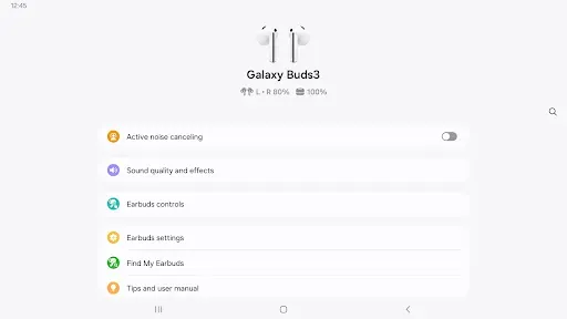 Скриншот 6 — Galaxy Buds3 Manager