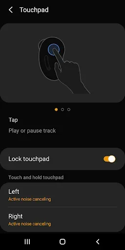 Скриншот 2 — Galaxy Buds Live Manager