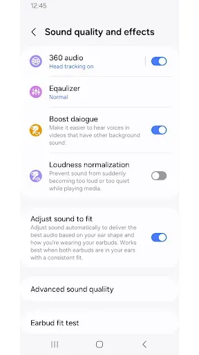 Скриншот 5 — Galaxy Buds3 Pro Manager