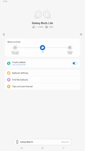 Скриншот 6 — Galaxy Buds FE Manager