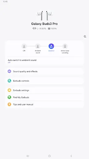 Скриншот 4 — Galaxy Buds Core Manager