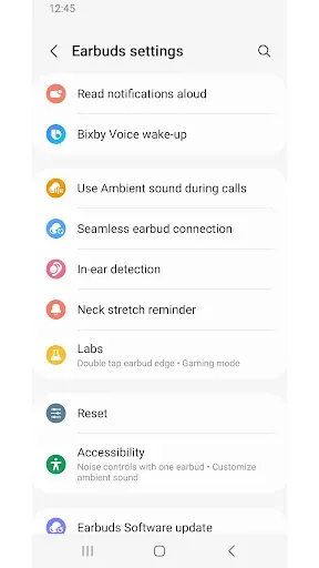 Скриншот 2 — Galaxy Buds2 Pro Manager