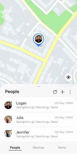 Скриншот 5 — Samsung Find: Location Sharing