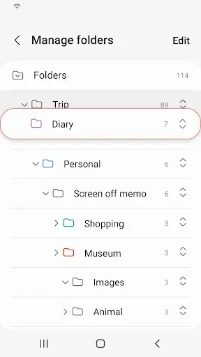 Скриншот 2 — Samsung Notes