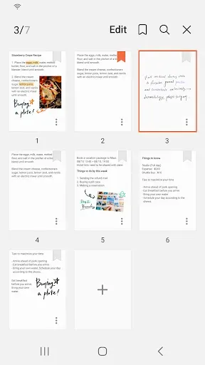 Скриншот 5 — Samsung Notes