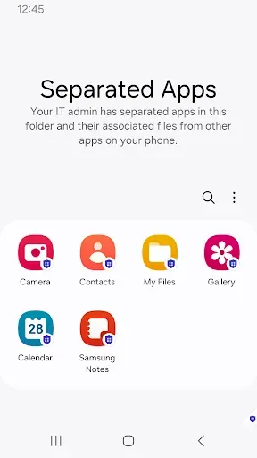 Скриншот 1 — Separated Apps
