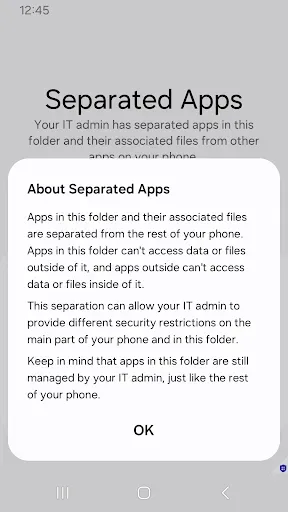 Скриншот 2 — Separated Apps