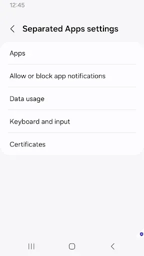 Скриншот 4 — Separated Apps