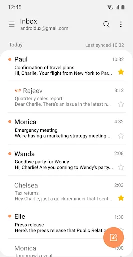 Скриншот 2 — Samsung Email