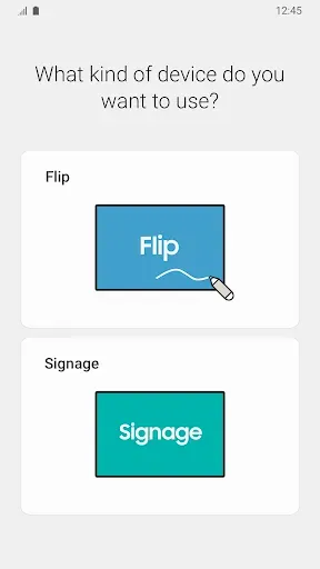 Скриншот 1 — Samsung Signage Mobile
