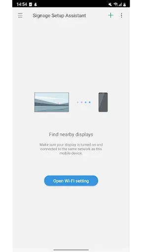 Скриншот 1 — Signage Setup Assistant