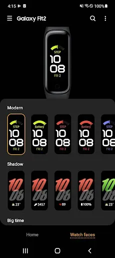 Скриншот 4 — Galaxy Fit2 Plugin