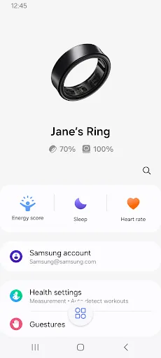 Скриншот 1 — Galaxy Ring Manager