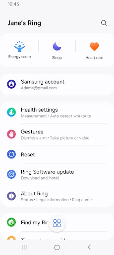 Скриншот 2 — Galaxy Ring Manager