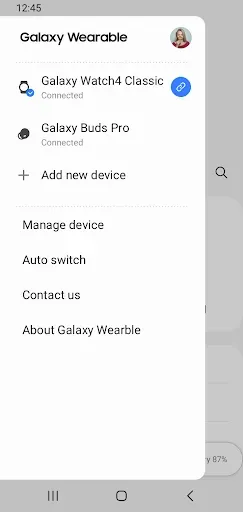 Скриншот 3 — Galaxy Watch Manager