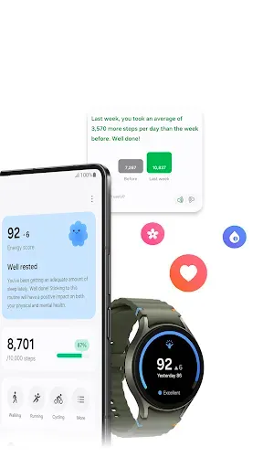 Скриншот 2 — Samsung Health