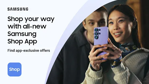 Скриншот 1 — Samsung Shop: Try Galaxy AI