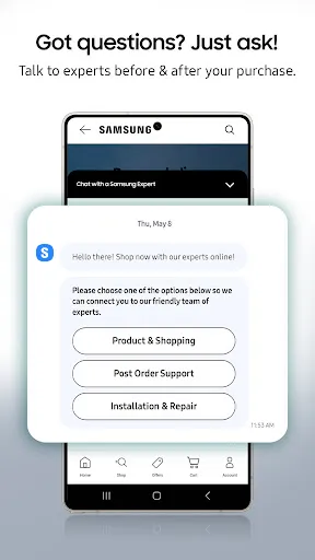 Скриншот 7 — Samsung Shop : Meet the New AI