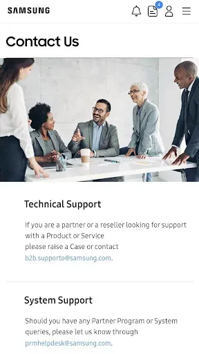 Скриншот 3 — Samsung Partner Portal