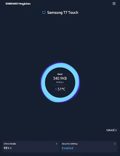 Скриншот 7 — Samsung Magician
