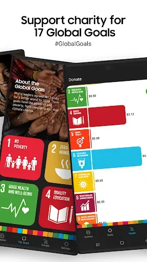 Скриншот 2 — Samsung Global Goals