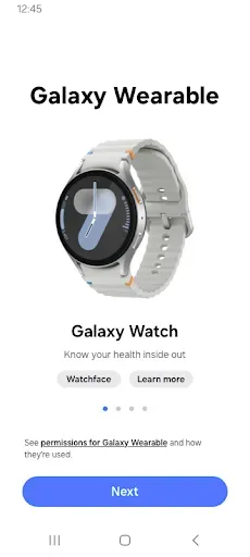 Скриншот 1 — Galaxy Watch7 Plugin