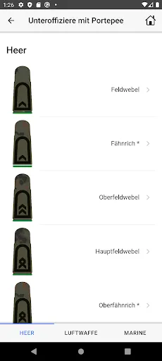 Скриншот 2 — BLexi – Lexikon zur Bundeswehr