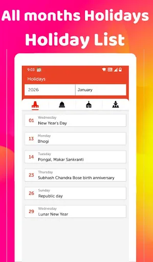 Скриншот 5 — 2026 Calendar