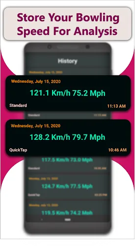 Скриншот 2 — BowloMeter - Check Bowl Speed