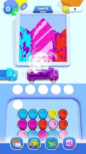Скриншот 4 — Sand Flow: Color Puzzle