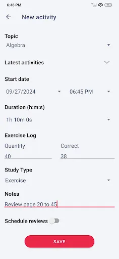 Скриншот 2 — Study Timer - Aprovado