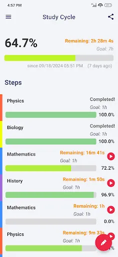 Скриншот 6 — Study Timer - Aprovado